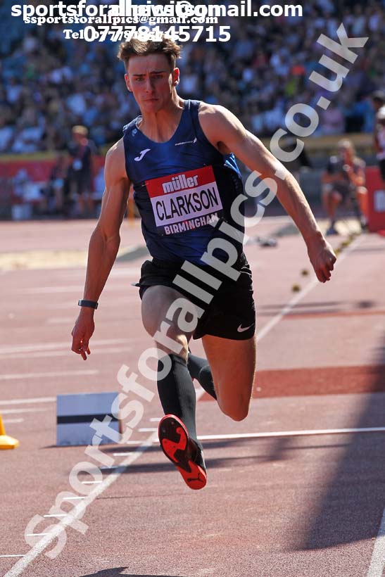 Mens triple jump, 2019 Muller British Championships, Alexander Stadium, Birmingham. Photo: David T. Hewitson/Sports for All Pics